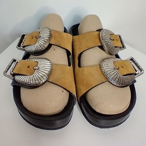 SANDRO WESTERN STYLE SANDALS - Picture 1 of 9